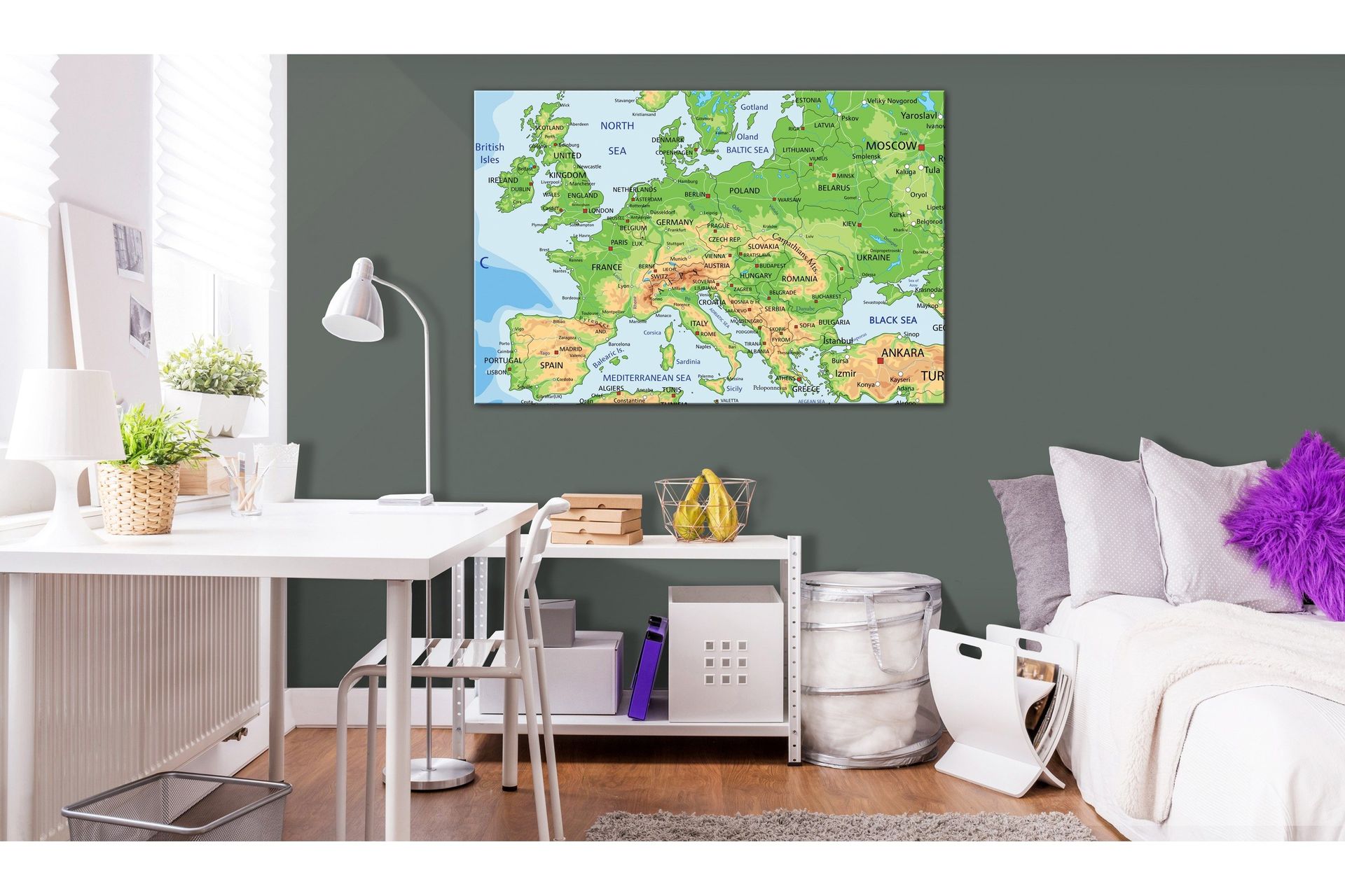 Tavla Map of Europe 60x40 -