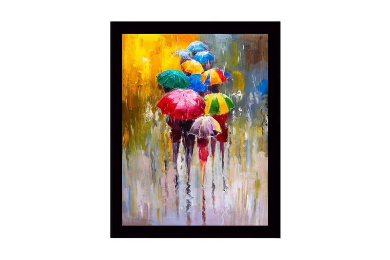 Tavla Med Ram Flerfärgad 41X56 - 41x56 cm - Inredning - Tavlor & posters - Canvastavla