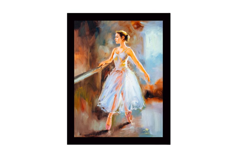 Tavla Med Ram Flerfärgad 41X56 - 41x56 cm - Inredning - Tavlor & posters - Canvastavla