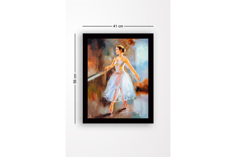 Tavla Med Ram Flerfärgad 41X56 - 41x56 cm - Inredning - Tavlor & posters - Canvastavla