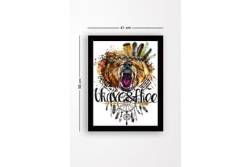 Tavla Med Ram Flerfärgad 41X56 - 41x56 cm - Inredning - Tavlor & posters - Canvastavla