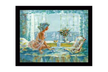 Tavla med Ram Flerfärgad - 41x56 cm - Inredning - Tavlor & posters - Canvastavla