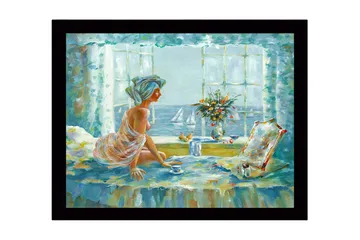 Tavla med Ram Flerfärgad - 41x56 cm - Inredning - Tavlor & posters - Canvastavla