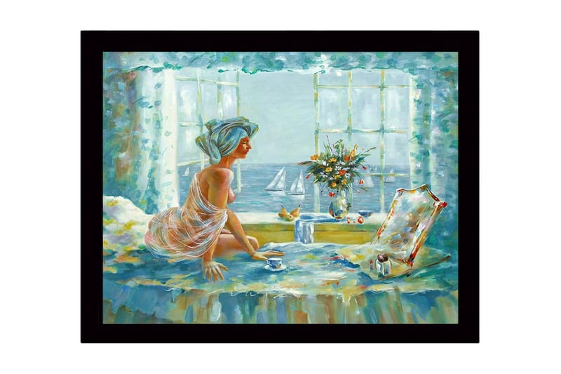 Tavla med Ram Flerfärgad, 41x56 cm