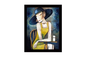 Tavla med Ram Flerfärgad - 41x56 cm - Inredning - Tavlor & posters - Canvastavla