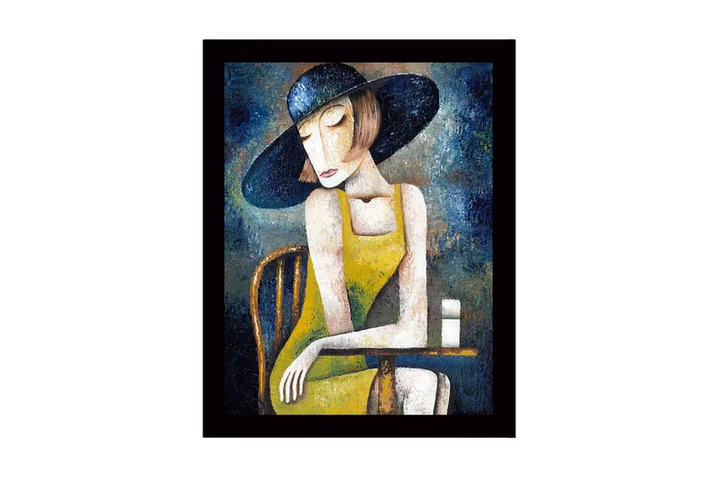 Tavla med Ram Flerfärgad, 41x56 cm