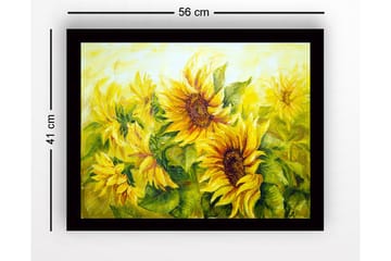 Tavla med Ram Flerfärgad - 41x56 cm - Inredning - Tavlor & posters - Canvastavla