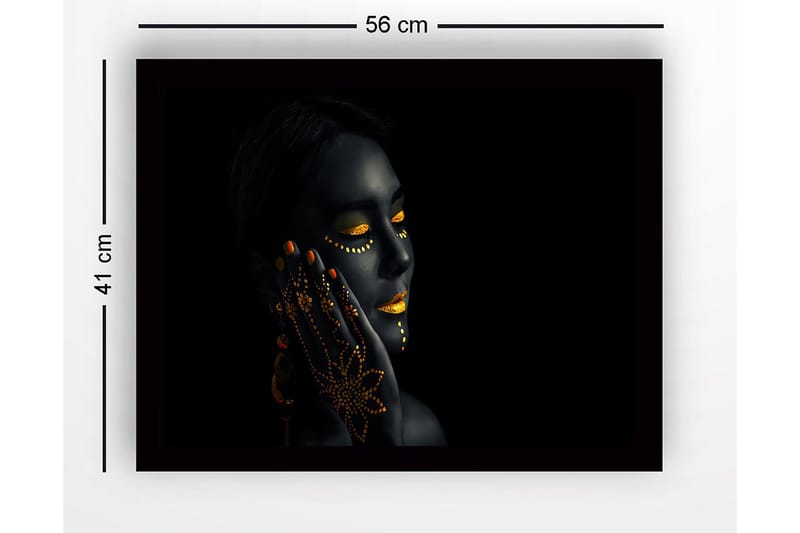 Tavla med Ram Flerfärgad - 41x56 cm - Inredning - Tavlor & posters - Canvastavla