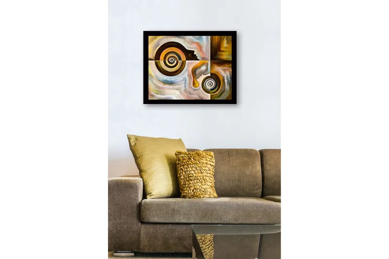 Tavla med Ram Flerfärgad - 41x56 cm - Inredning - Tavlor & posters - Canvastavla