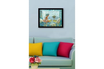 Tavla med Ram Flerfärgad - 41x56 cm - Inredning - Tavlor & posters - Canvastavla