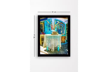 Tavla med Ram Flerfärgad - 41x56 cm - Inredning - Tavlor & posters - Canvastavla