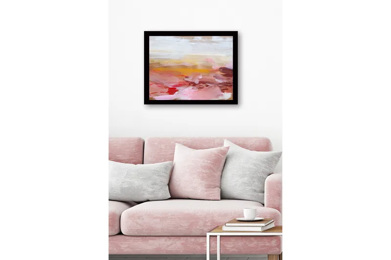 Tavla med Ram Flerfärgad - 41x56 cm - Inredning - Tavlor & posters - Canvastavla