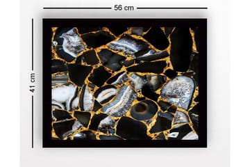 Tavla med Ram Flerfärgad - 41x56 cm - Inredning - Tavlor & posters - Canvastavla