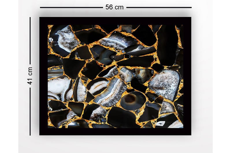 Tavla med Ram Flerfärgad - 41x56 cm - Inredning - Tavlor & posters - Canvastavla