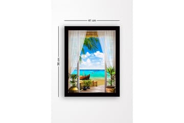 Tavla med Ram Flerfärgad - 41x56 cm - Inredning - Tavlor & posters - Canvastavla