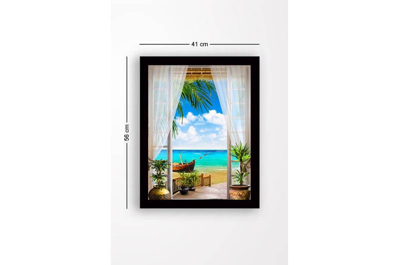 Tavla med Ram Flerfärgad - 41x56 cm - Inredning - Tavlor & posters - Canvastavla