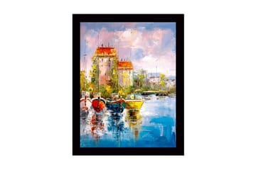 Tavla med Ram Flerfärgad - 41x56 cm - Inredning - Tavlor & posters - Canvastavla