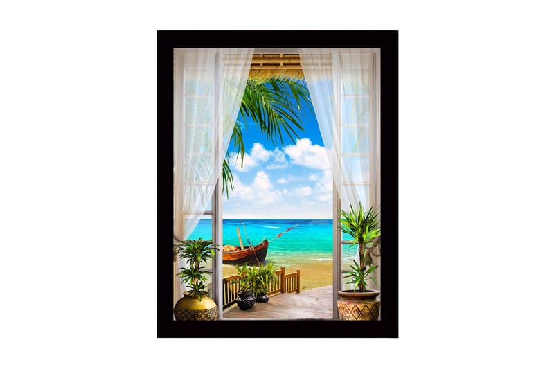 Tavla med Ram Flerfärgad, 41x56 cm