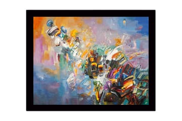 Tavla med Ram Flerfärgad - 41x56 cm - Inredning - Tavlor & posters - Canvastavla