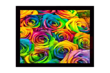 Tavla med Ram Flerfärgad - 41x56 cm - Inredning - Tavlor & posters - Canvastavla