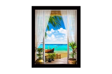 Tavla Med Ram Flerfärgad Flerfärgad - 41x56 cm - Inredning - Tavlor & posters - Canvastavla