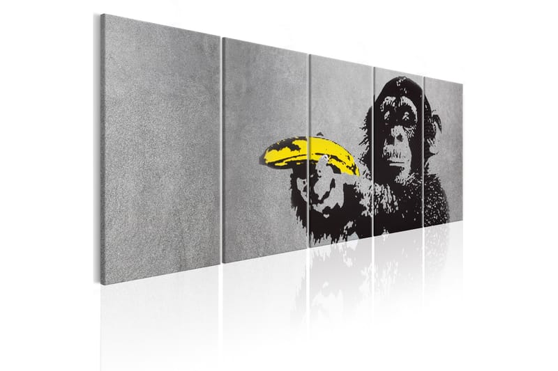 Tavla Monkey And Banana 200x80 - Artgeist sp. z o. o. - Canvastavla