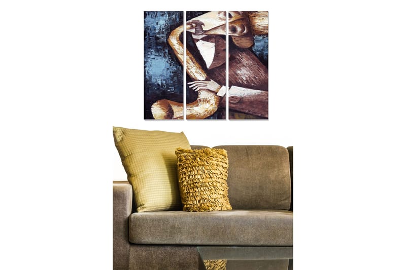 Tavla Music 3-pack Flerfärgad, 20x50 cm
