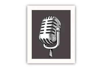 Tavla Music med Ram Flerfärgad - 23,5x28,5 cm - Inredning - Tavlor & posters - Canvastavla