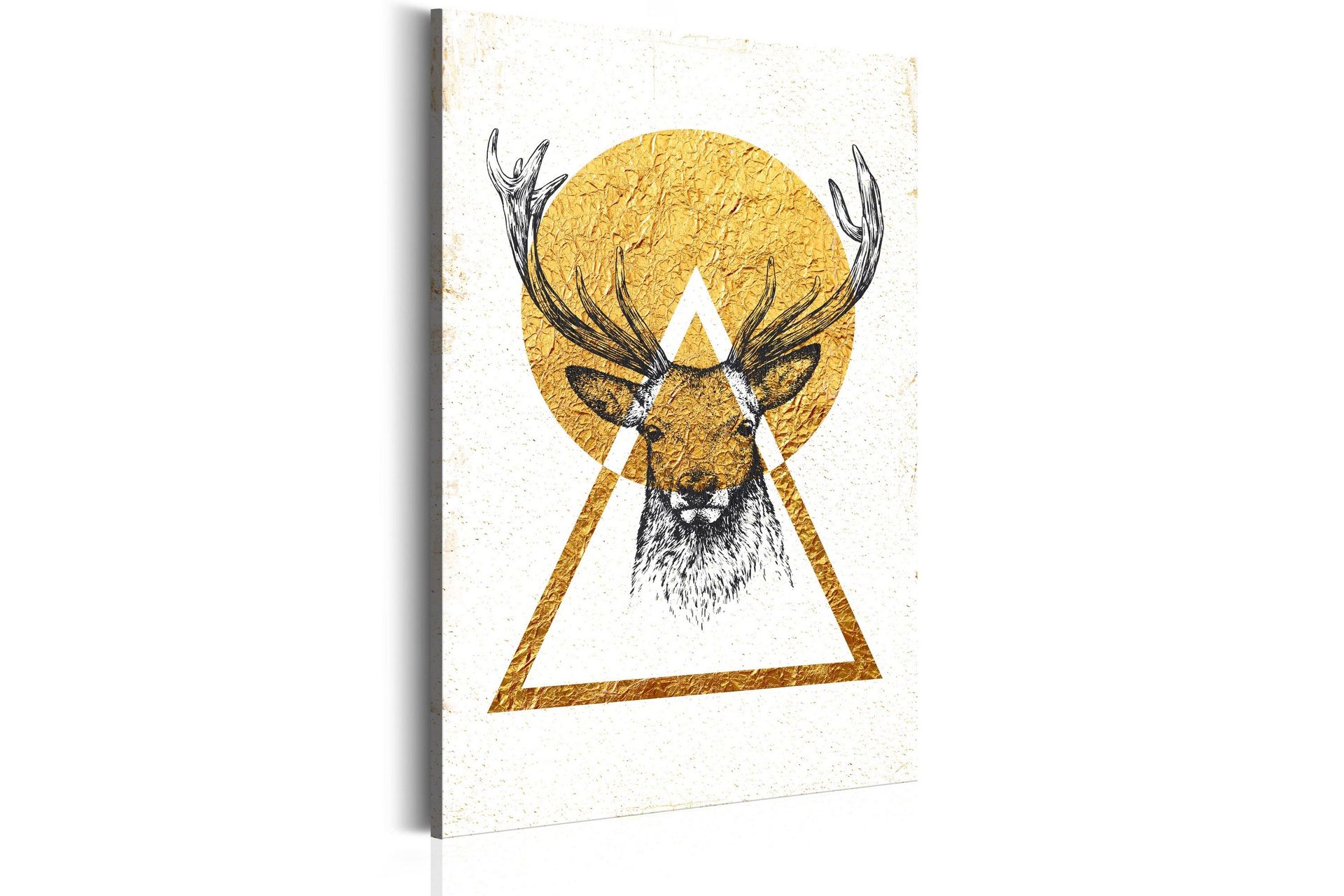 Tavla My Home: Golden Deer 80x120 cm -