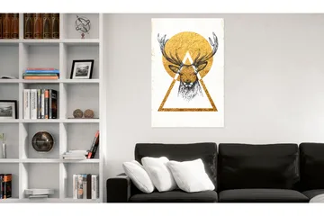 Tavla My Home: Golden Deer 80x120 VALUE_MISSING_1 - Inredning - Tavlor & posters - Canvastavla