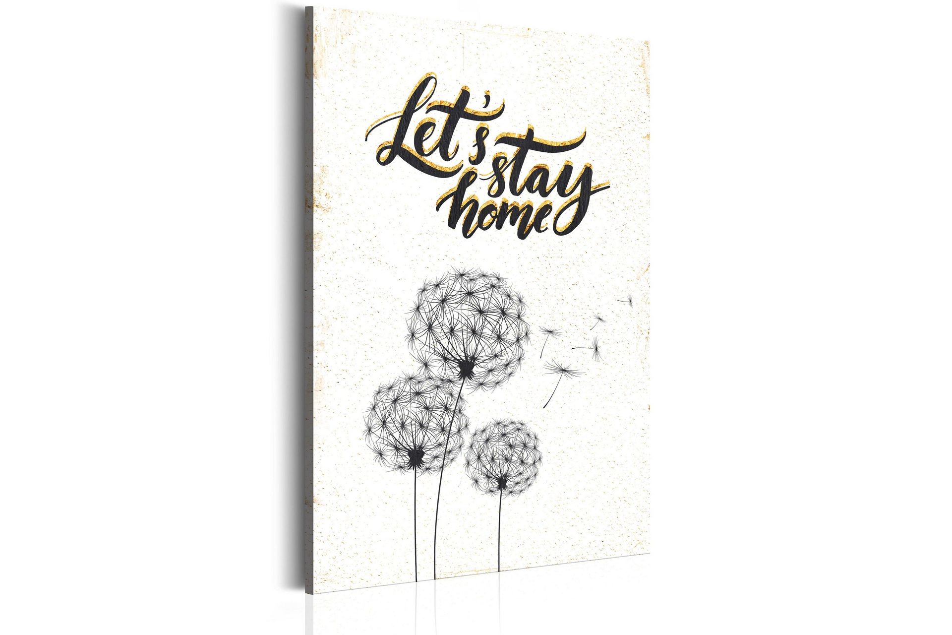 Tavla My Home: Let's stay home 80x120 cm -