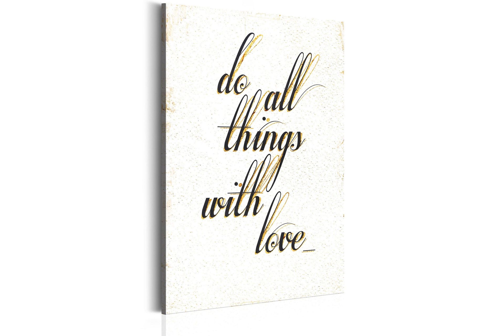 Tavla My Home: Things with love 80x120 cm -