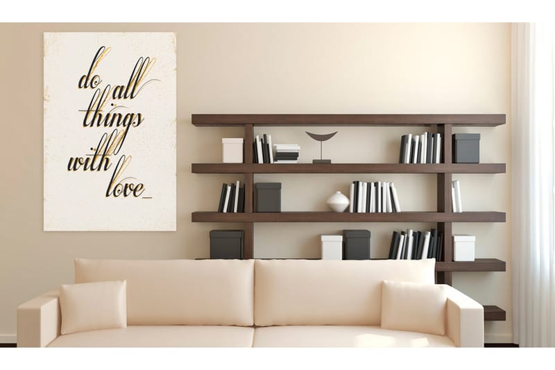 Tavla My Home: Things with love 80x120 VALUE_MISSING_1 - Inredning - Tavlor & posters - Canvastavla