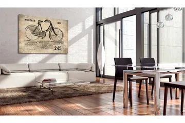 Tavla N° 1245 Bicyclette 120x80 cm - Inredning - Tavlor & posters - Canvastavla