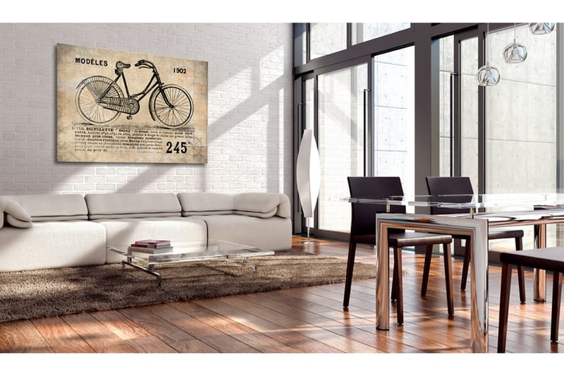 Tavla N° 1245 Bicyclette 120x80 VALUE_MISSING_1 - Inredning - Tavlor & posters - Canvastavla