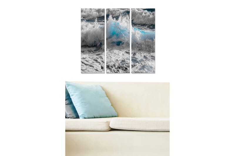 Tavla Nautical 3-Pack Flerfärgad 20X50 - 20x50 cm - Inredning - Tavlor & posters - Canvastavla