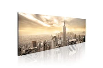 Tavla New York City among the clouds 135x45 - Inredning - Tavlor & posters - Canvastavla