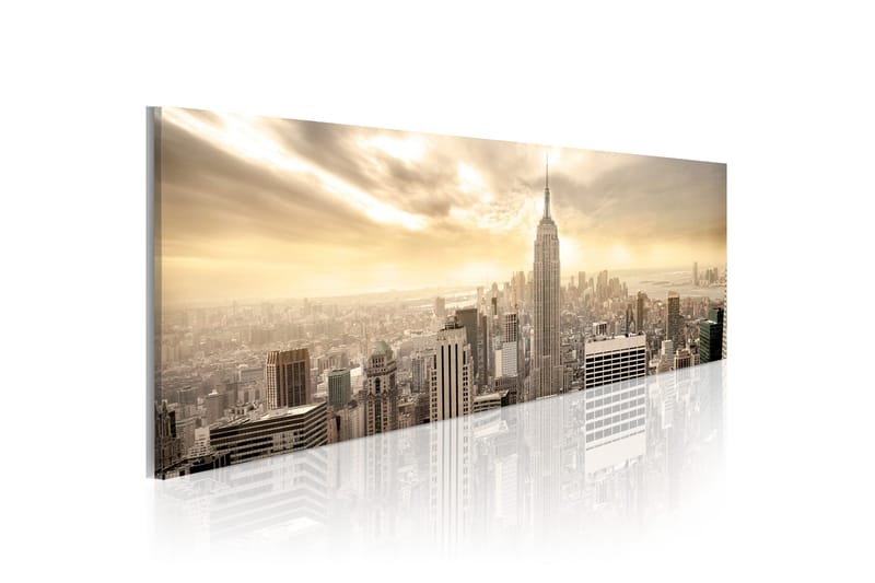 Tavla New York City among the clouds 135x45 - Inredning - Tavlor & posters - Canvastavla