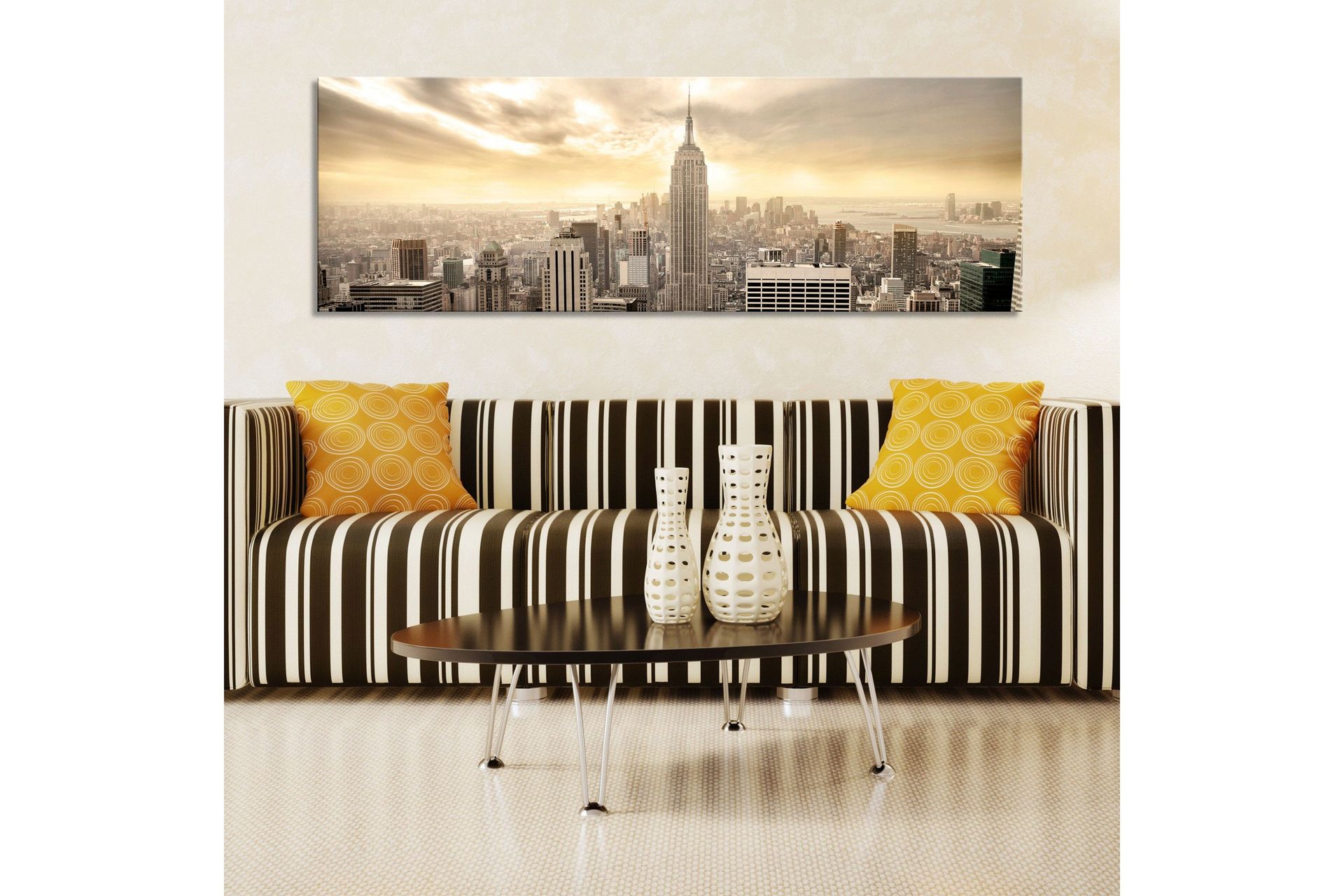 Tavla New York City among the clouds 135x45 -