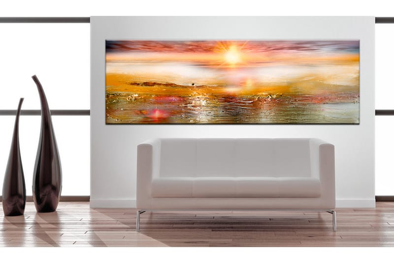 Tavla Orange Sea 150x50 - Artgeist sp. z o. o. - Canvastavla