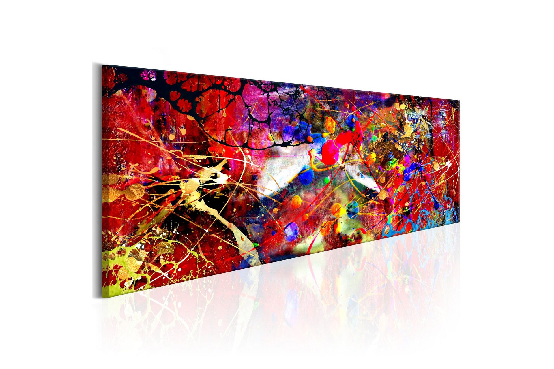 Tavla Red Forest 135x45 cm -