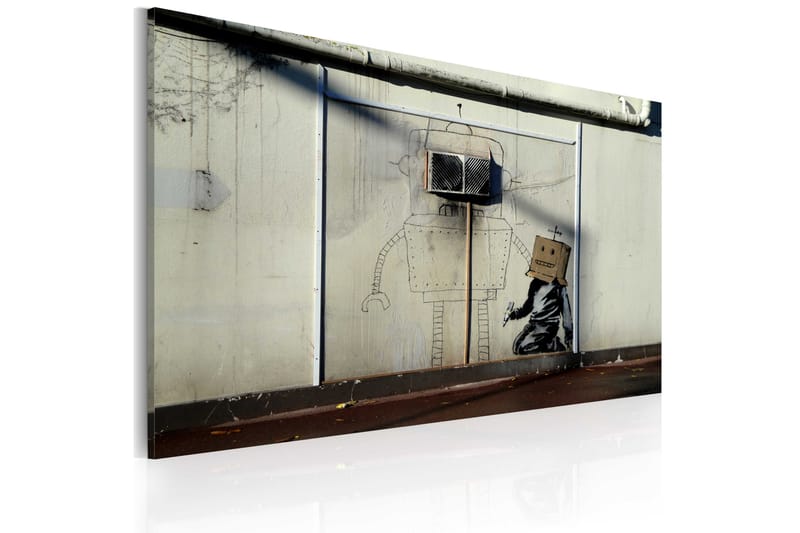 Tavla Robots Banksy 60x40 Artgeist sp. z o. o. - Inredning | Chilli