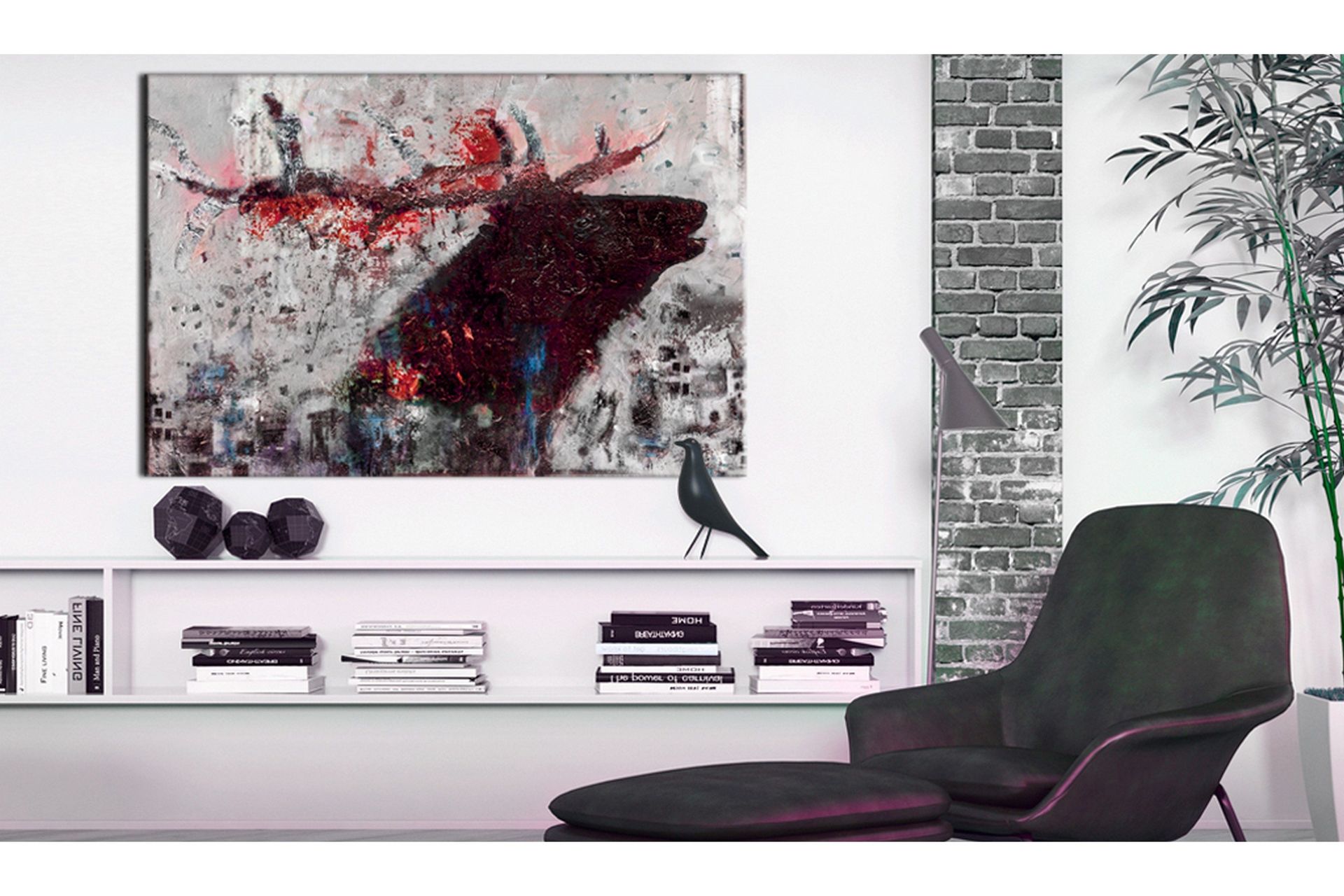 Tavla Ruby Deer 60x40 cm -