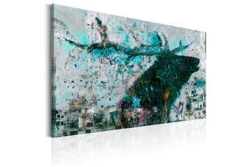 Tavla Sapphire Deer 60x40 cm - Inredning - Tavlor & posters - Canvastavla