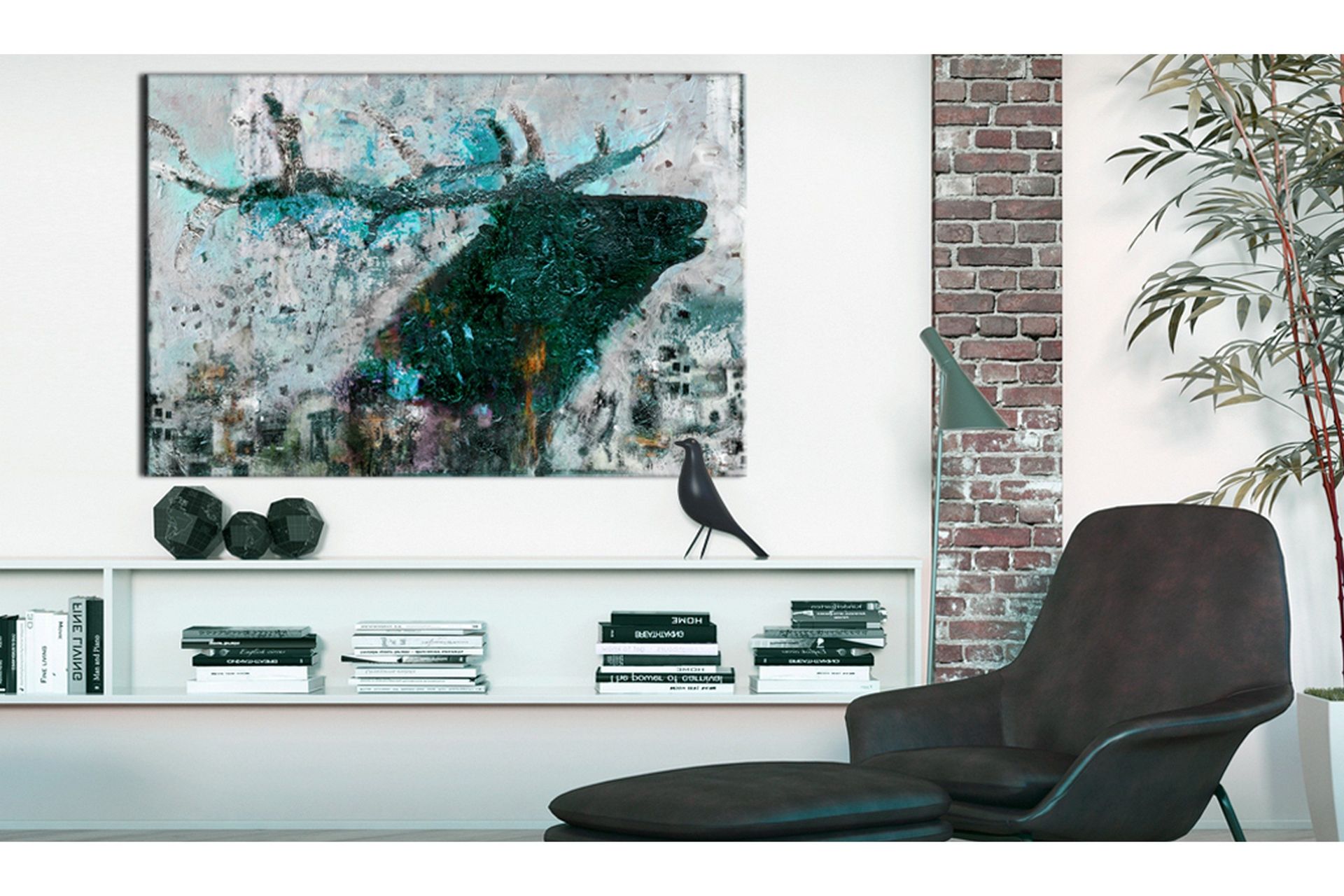 Tavla Sapphire Deer 60x40 cm -