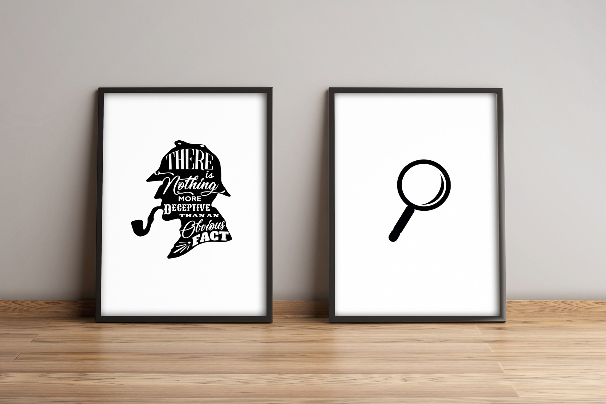 Tavla Sayings Med Ram 2-Pack Flerfärgad 36X51 36x51 cm