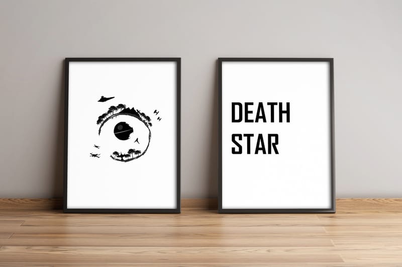 Tavla Sayings Med Ram 2-Pack Flerfärgad 36X51, 36x51 cm