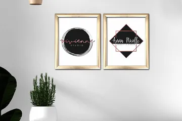 Tavla Sayings med Ram 2-pack Flerfärgad - 23,5x28,5 cm - Inredning - Tavlor & posters - Canvastavla