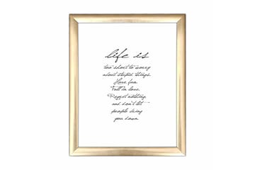 Tavla Sayings Med Ram Flerfärgad 23,5X28,5 - 23,5x28,5 cm - Inredning - Tavlor & posters - Canvastavla