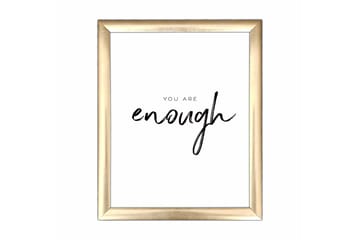 Tavla Sayings Med Ram Flerfärgad 23,5X28,5 - 23,5x28,5 cm - Inredning - Tavlor & posters - Canvastavla